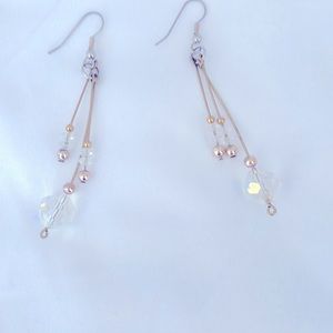 Crystal bangle earrings